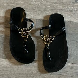 Michael Kors Jelly Thong Sandals Size 9